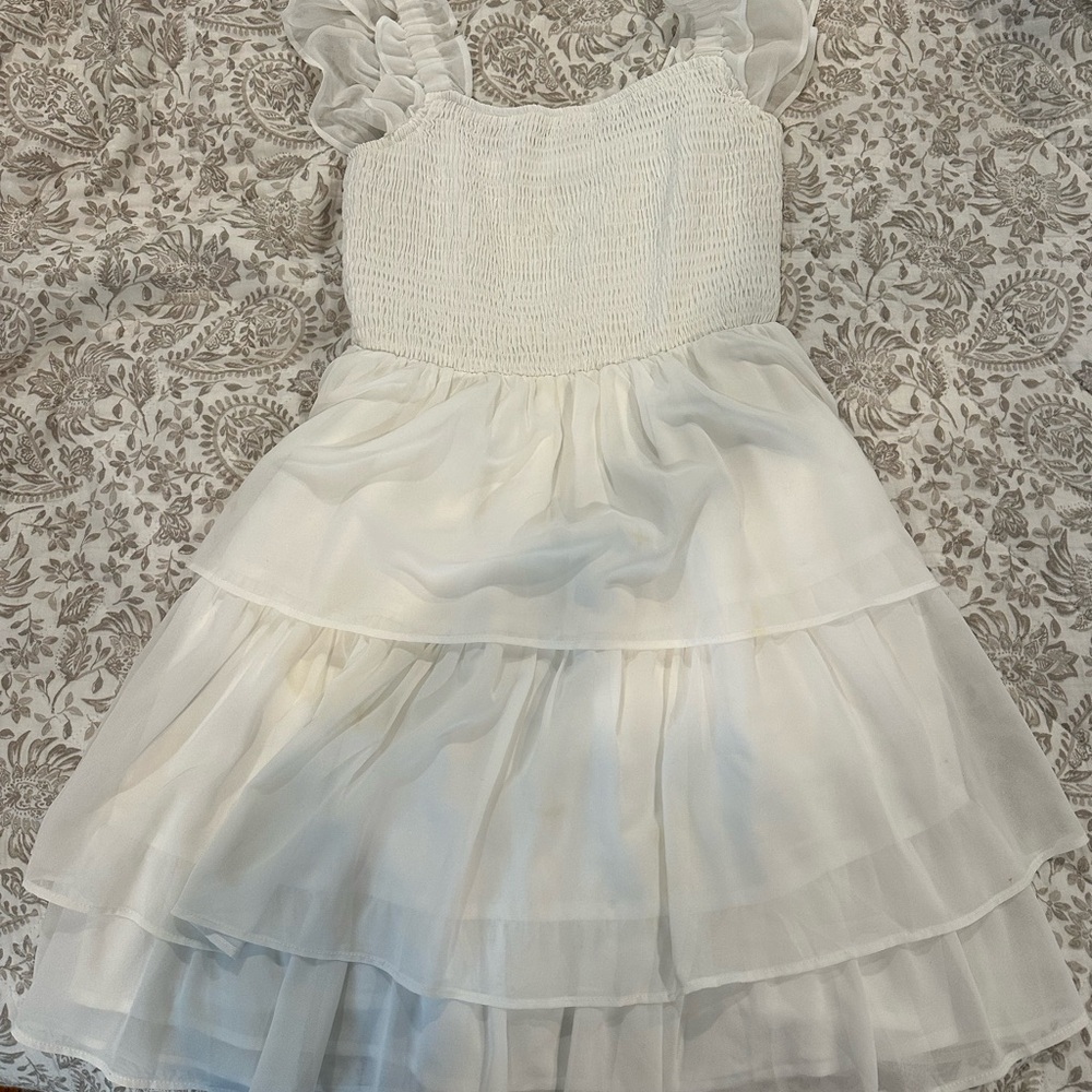 Women’s white summer dress - Picture 2 of 8
